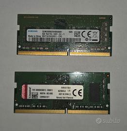 RAM (SO-DIMM) DDR4 2400MHz - 8GB Samsung+4GB Kinks