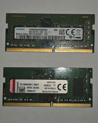 RAM (SO-DIMM) DDR4 2400MHz - 8GB Samsung+4GB Kinks