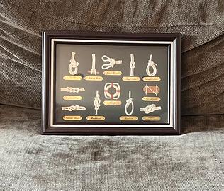 Quadro con nodi marinari