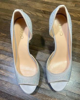 Sandali gioiello grigio perla Liu Jo