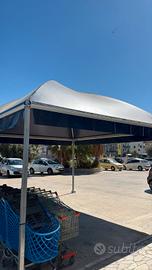 Gazebo colore blu 