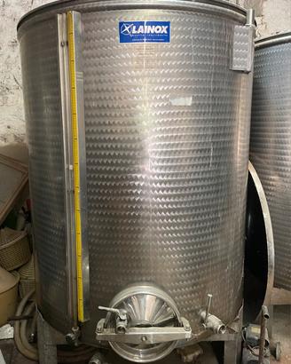 Botti in Acciaio Inox LA INOX da 1850 e 1000 litri