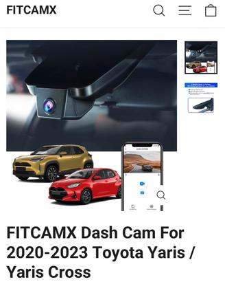 Dashcam integrata Yaris/Yaris Cross Fitcamx