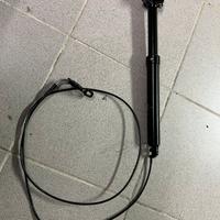 Reggisella telescopico con comando su manubrio