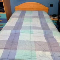 Letto in ciliegio + rete + materasso 1/2  