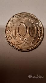 Moneta Repubblica Italiana  100 Lire datata 1996