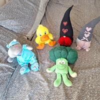 Set 5 peluches misti