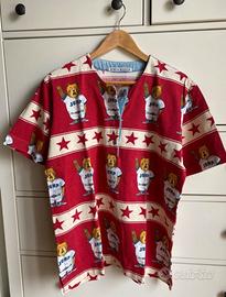 T-shirt top vintage orsetto