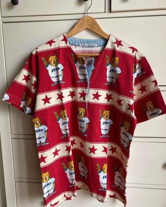 T-shirt top vintage orsetto