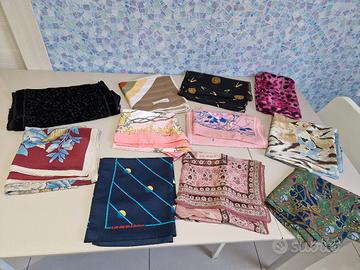 Set 11 foulard Vintage