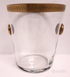 BOEMIA CRISTALLO VINTAGE secchiello ghiaccio oro