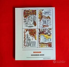 Libro da colorare Bologna con 100 disegni