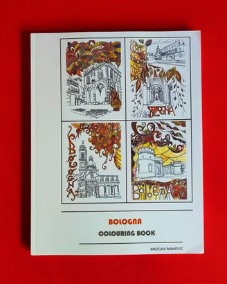 Libro da colorare Bologna con 100 disegni