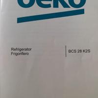 Ricambi frigorifero beko BCS28 K2S