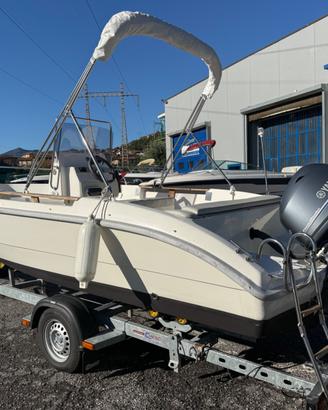 barca senza patente + carrello + motore