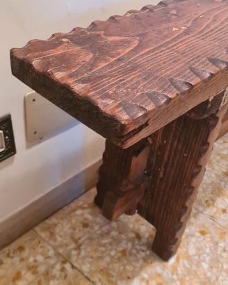 Panca rustica legno massiccio 