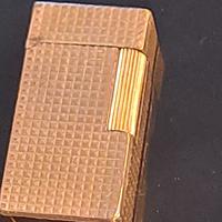 Accendino FLAMINAIRE Vinci pkaccato Oro anni 70