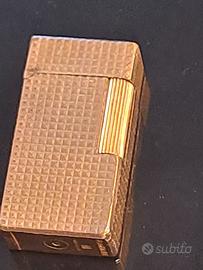Accendino FLAMINAIRE Vinci pkaccato Oro anni 70