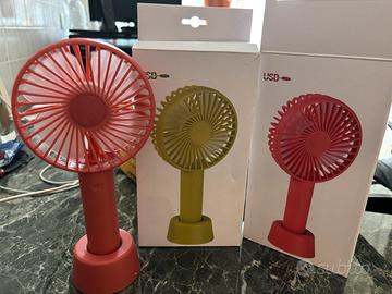 Due ventilatori  usb da tavolo