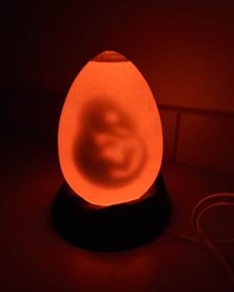 lampada led a forma di uovo di dinosauro