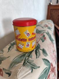 Barattolo Latta Vintage Zafferano 3 Cuochi "Prodot