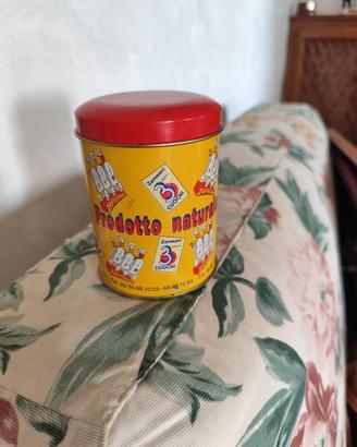 Barattolo Latta Vintage Zafferano 3 Cuochi "Prodot