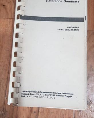 IBM SNA Architecture Reference Summary