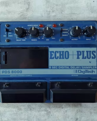 Digitech pds 8000 echo plus 8 second/delay sampler