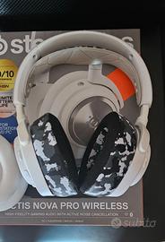 Artic nova pro cuffie wireless bianche+ cuscinetti