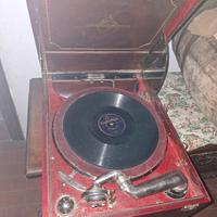 giradischi d'epoca funzionante 