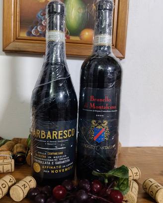 1 di Barbaresco più 1 di Brunello Montalcino 