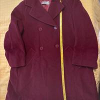 Cappotto Marella bordeaux