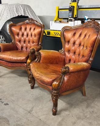 Coppia poltrone vintage