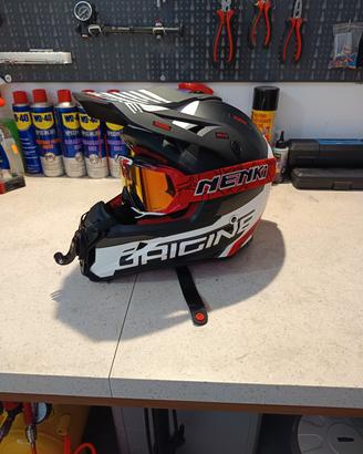 Casco integrale per mtb/moto