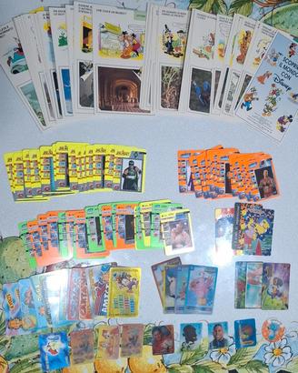 Lotto card Disney, Wrestling, Garfield, Simpson