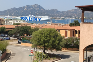 Olbia mare con veranda vista mare
