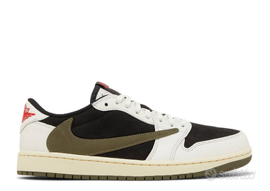 Nike jordan 1 retro low travis scott olive 44