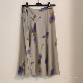 gonna a portafoglio seta Armani Collezioni