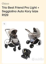 Trio Chicco Best Friend colore Deserto Taupe