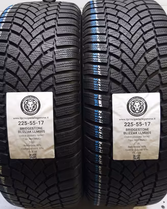 2 GOMME 225 55 17 BRIDGESTONE A64947