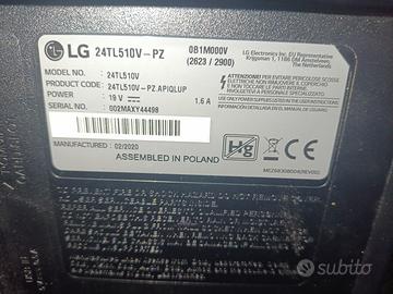 TV LG 24” con telecomando + HDMI – 50€