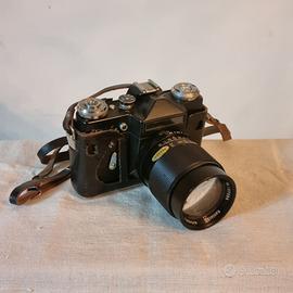 Zenit E con obbiettivo Kenlock 135/2.8