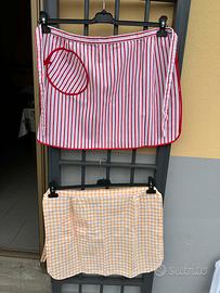 Due grembiuli da cucina in cotone