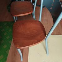 SEDIE DA  UFFICIO  ALLUMINIO E LEGNO
