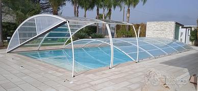 Copertura telescopica per piscina