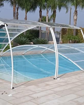 Copertura telescopica per piscina