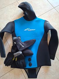 muta subacquea subprof 5mm+accessori rofosub