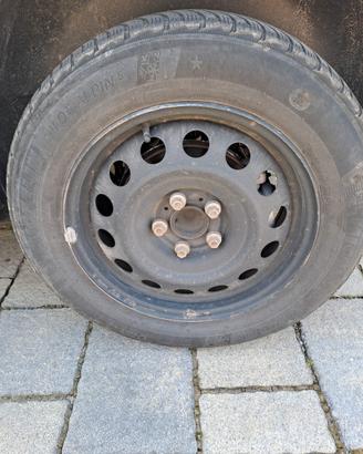 4 cerchioni in ferro per gomma 205/60 16