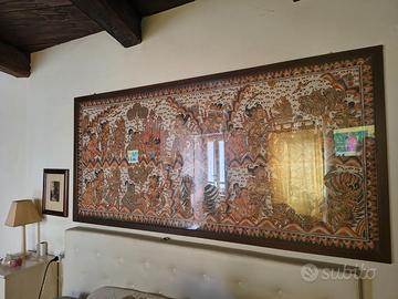 Grande quadro etnico Balinese - Dipinto a mano su