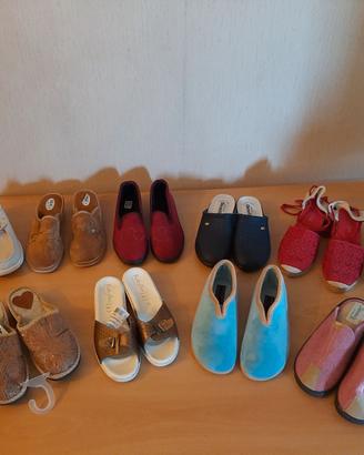 Scarpe e ciabatte nuove
